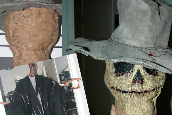 halloween-säkkikangaspääpelätti