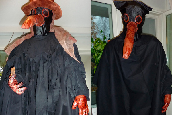 halloween-ruttotohtori ns. elävänkokoinen