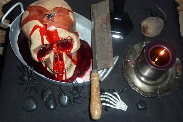 halloween-koristeita kallo