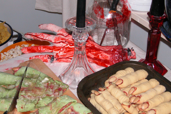 halloween-ruokia sormikeksit