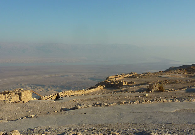 nakymä masadan huipulta