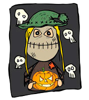 pelattiminä, me as a scarecrow