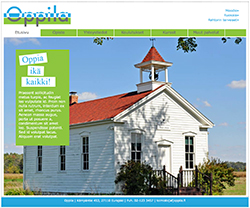 kuvitteellisen opistosivun etusivun kuva